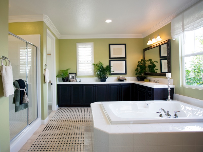 Modern bathroom interior